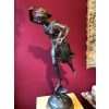 Le sourire de Dame…Fortune-, par Louis Ernest Rancoulet (1842-1915).Bronze vers 1885. | Biron |||||