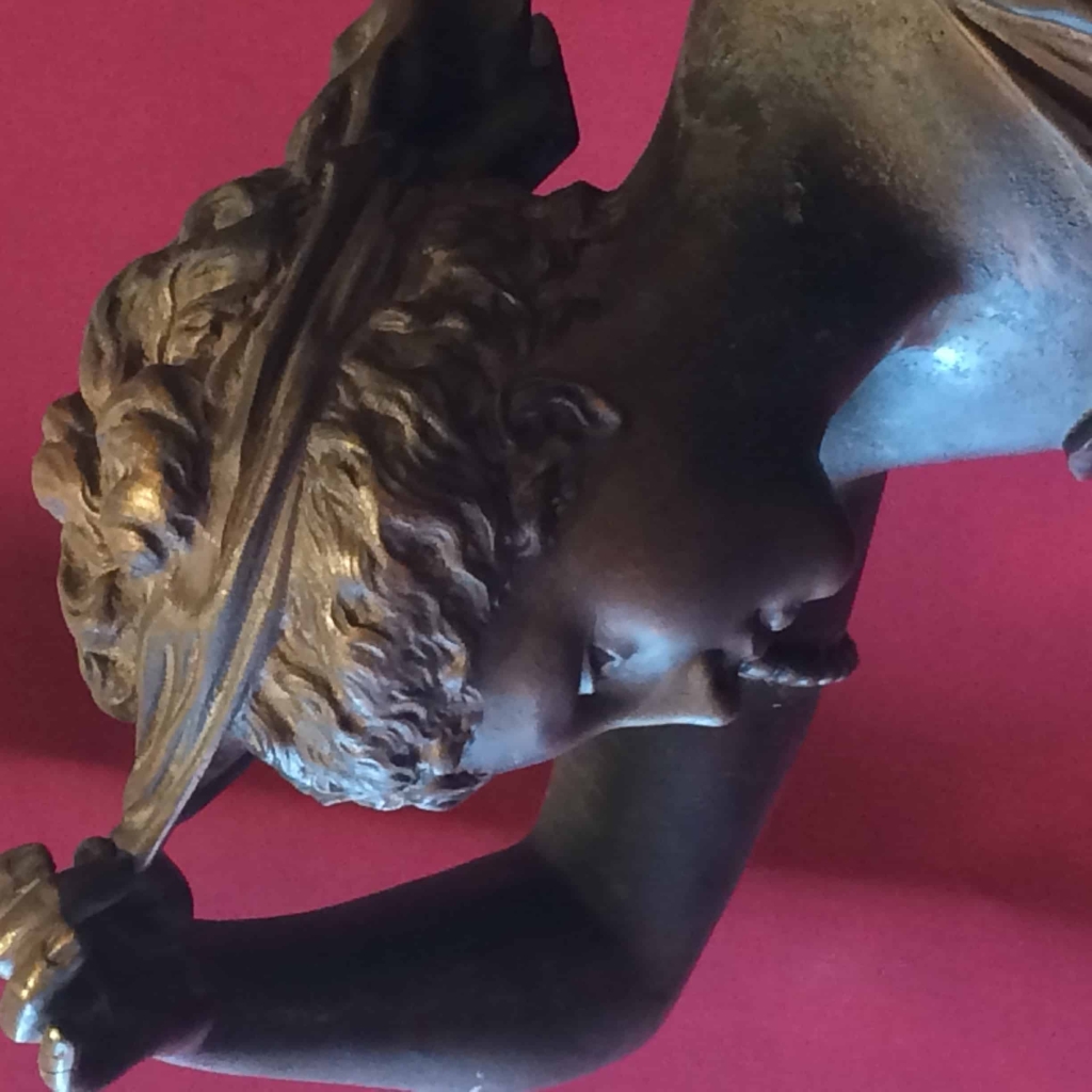 Le sourire de Dame…Fortune-, par Louis Ernest Rancoulet (1842-1915).Bronze vers 1885. | Biron Le sourire de Dame...Fortune-, par Louis Ernest Rancoulet (1842-1915).Bronze vers 1885.