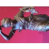 Le sourire de Dame…Fortune-, par Louis Ernest Rancoulet (1842-1915).Bronze vers 1885. | Biron Le sourire de Dame...Fortune-, par Louis Ernest Rancoulet (1842-1915).Bronze vers 1885.