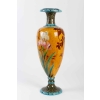 Grand Vase Art Nouveau :aux Iris et Oiseaux (1880) | Biron Grand Vase Art Nouveau :aux Iris et Oiseaux (1880)