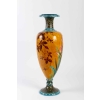 Grand Vase Art Nouveau :aux Iris et Oiseaux (1880) | Biron Grand Vase Art Nouveau :aux Iris et Oiseaux (1880)