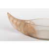 Jardinière « Acanthes » verre blanc patiné sépia de René LALIQUE