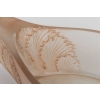 Jardinière « Acanthes » verre blanc patiné sépia de René LALIQUE