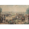 Tableau Scène de bataille Napoléonienne signée Samson 1816 | Biron Tableau Scène de bataille Napoléonienne signée Samson 1816