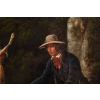 Tableau la partie de dés des chasseurs signée Jean MIEG 1842