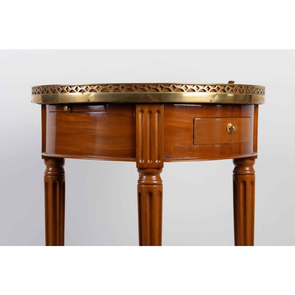 Petite table bouillotte Louis XVI estampillée VIEZ | Biron Petite table bouillotte Louis XVI estampillée VIEZ