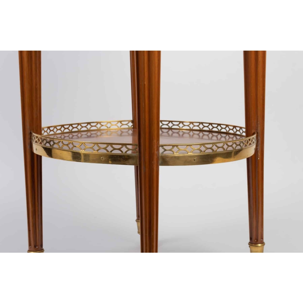 Petite table bouillotte Louis XVI estampillée VIEZ | Biron Petite table bouillotte Louis XVI estampillée VIEZ