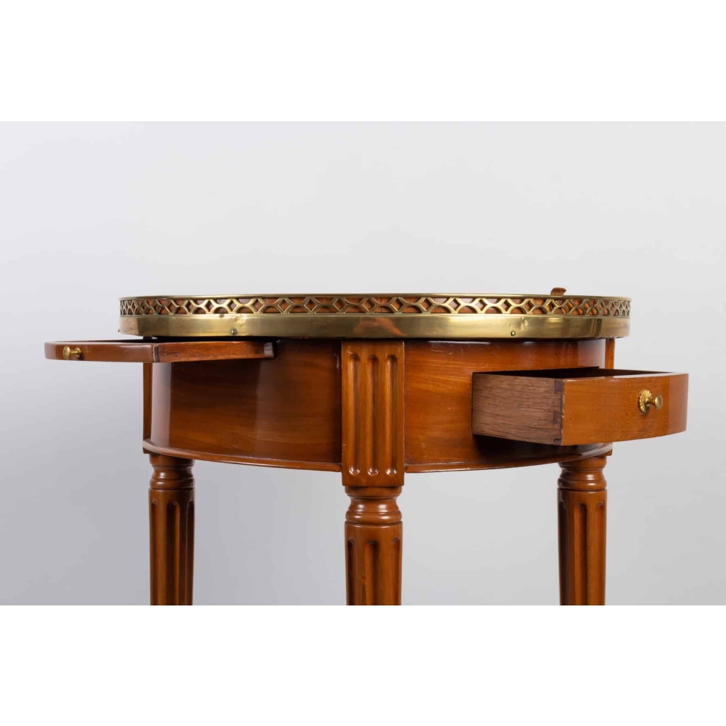 Petite table bouillotte Louis XVI estampillée VIEZ | Biron Petite table bouillotte Louis XVI estampillée VIEZ