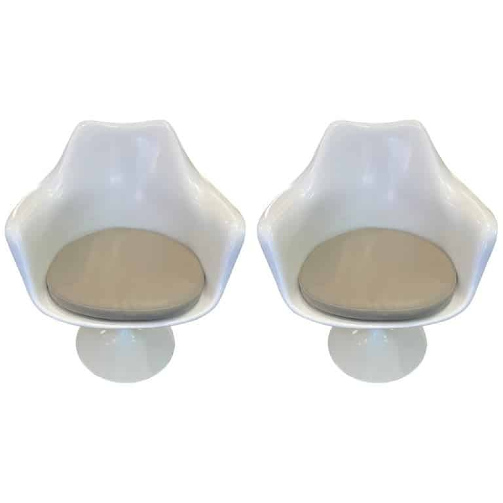 Knoll Tulip Eero Saarinen, Pair of Armchairs | Biron ||||