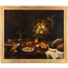 Nature morte aux cerises et melons, XVIII ème siècle. Suiveur de SNYDER