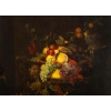 Nature morte aux cerises et melons, XVIII ème siècle. Suiveur de SNYDER