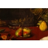 Nature morte aux cerises et melons, XVIII ème siècle. Suiveur de SNYDER