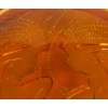Boite « Deux Sirènes » verre orange opalescent de René LALIQUE
