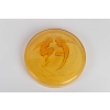 Boite « Deux Sirènes » verre orange opalescent de René LALIQUE