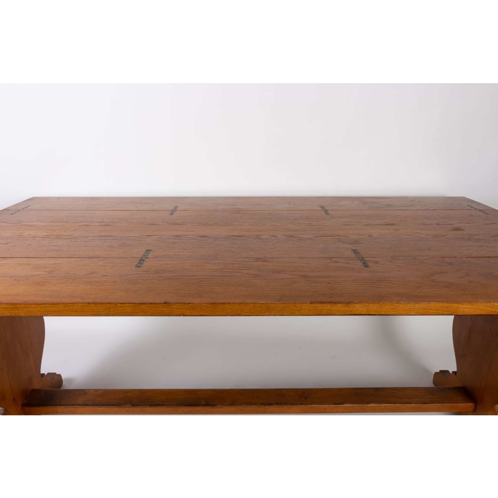 Table de salle à manger de Guillerme et Chambron 1960 | Biron Table de salle à manger de Guillerme et Chambron 1960