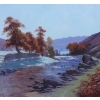 HALLE Charles Tableau paysage 20ème siècle Ecole de Crozant Paysage de La Creuse Huile sur toile signée