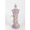 Chope et Sucrier en opaline époque Napoléon III | Biron Chope et Sucrier en opaline époque Napoléon III