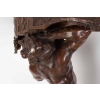 Console Régence en noyer aux Naïades | Biron Console Régence en noyer aux Naïades