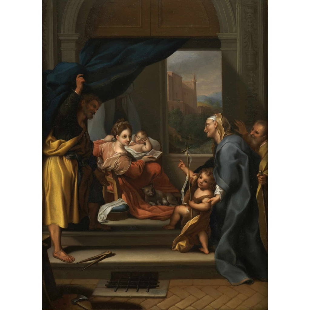 Madonna della Gatta – Ecole italienne du XVIIe siècle
