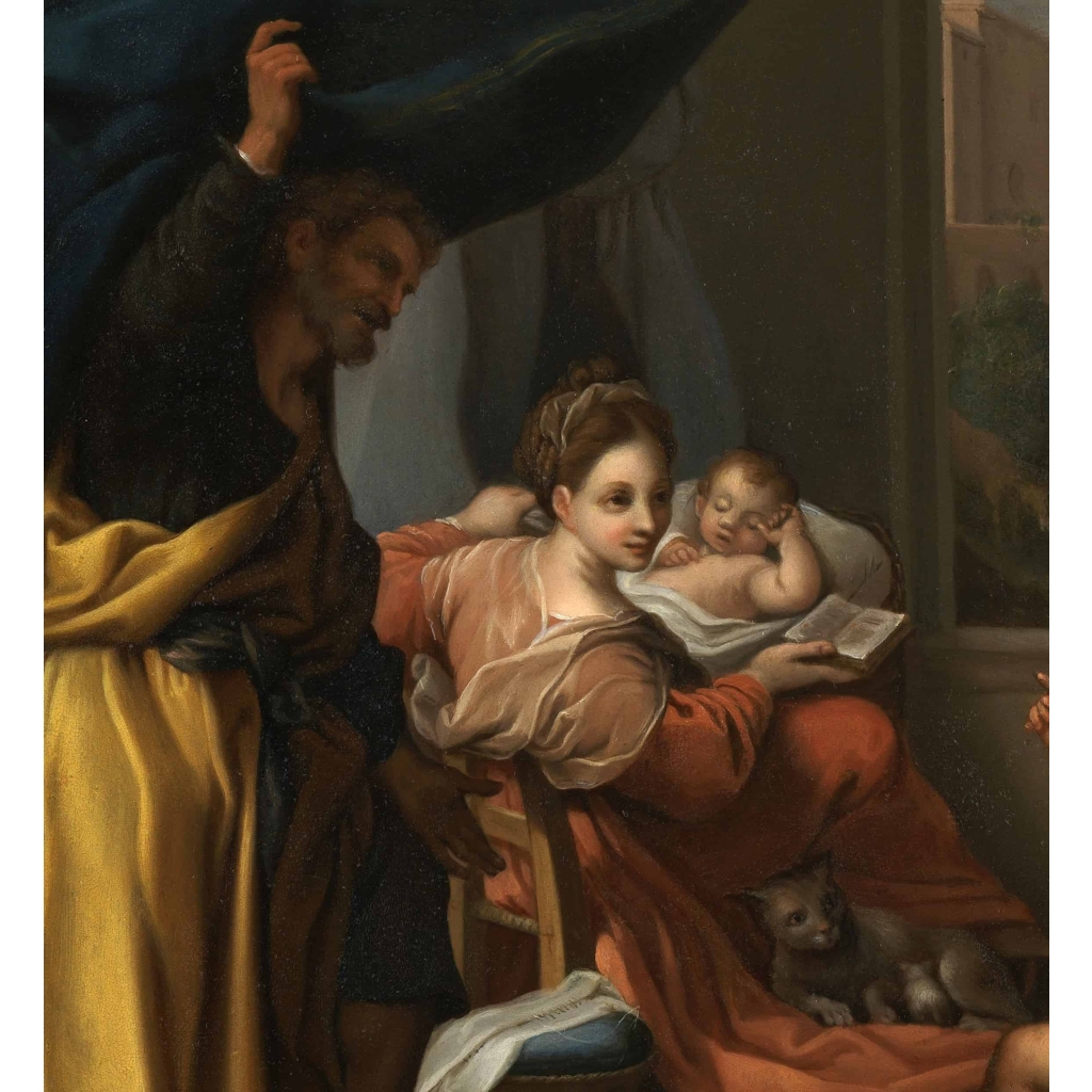 Madonna della Gatta – Ecole italienne du XVIIe siècle