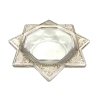 Cendrier « Fauvettes » verre blanc patiné sépia de René LALIQUE | Biron |||