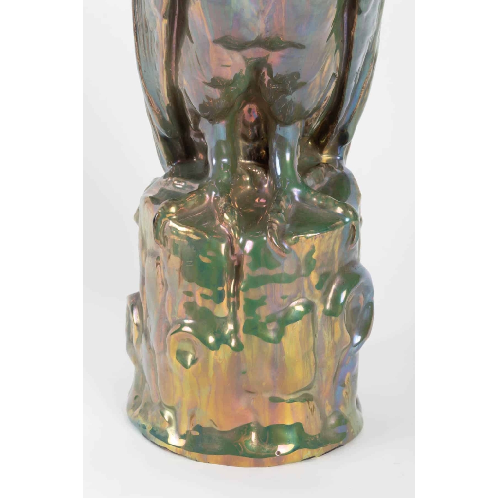 GRES FLAMME DE RAMBERVILLIERS – grand hiboux | Biron GRES FLAMME DE RAMBERVILLIERS - grand hiboux