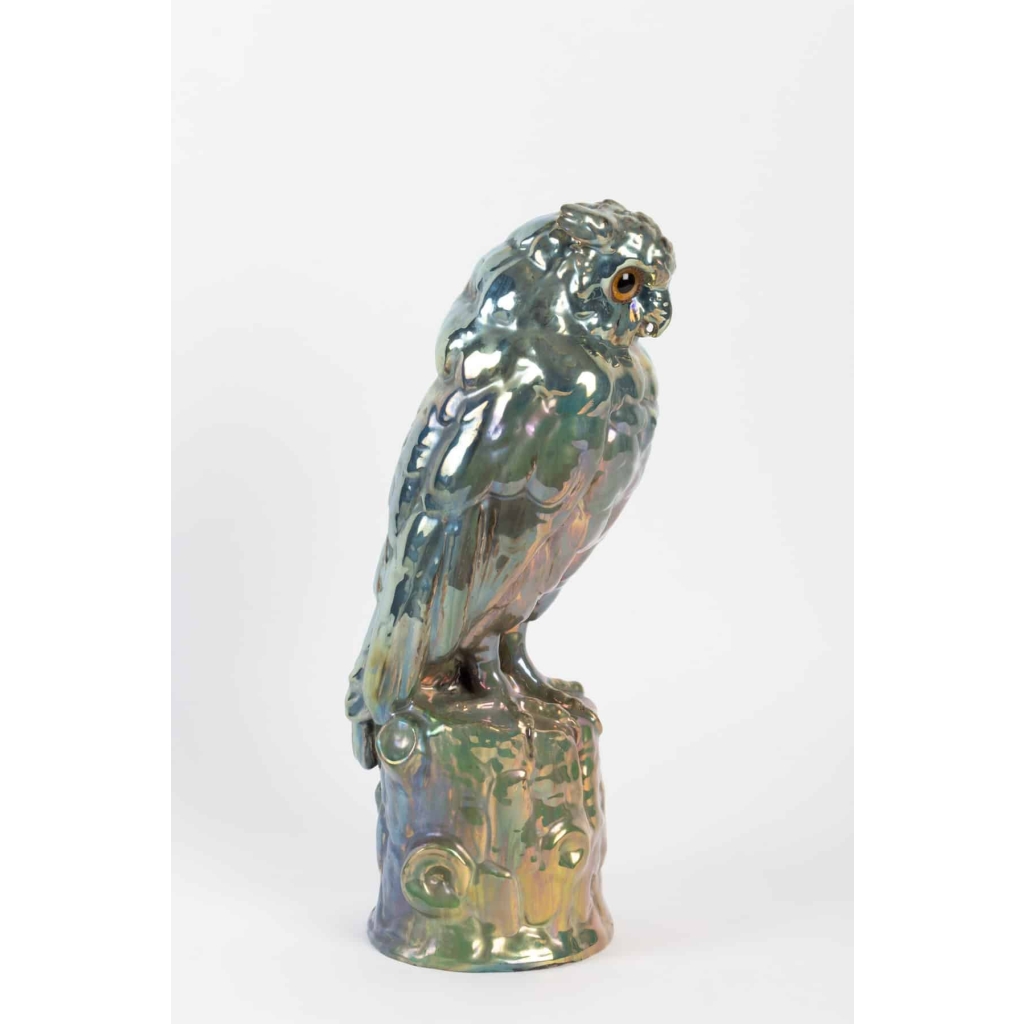 GRES FLAMME DE RAMBERVILLIERS – grand hiboux | Biron GRES FLAMME DE RAMBERVILLIERS - grand hiboux