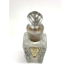 Flacon « Cigalia » pour Roger et Gallet verre blanc patiné gris de René LALIQUE | Biron Flacon "Cigalia" pour Roger et Gallet verre blanc patiné gris de René LALIQUE