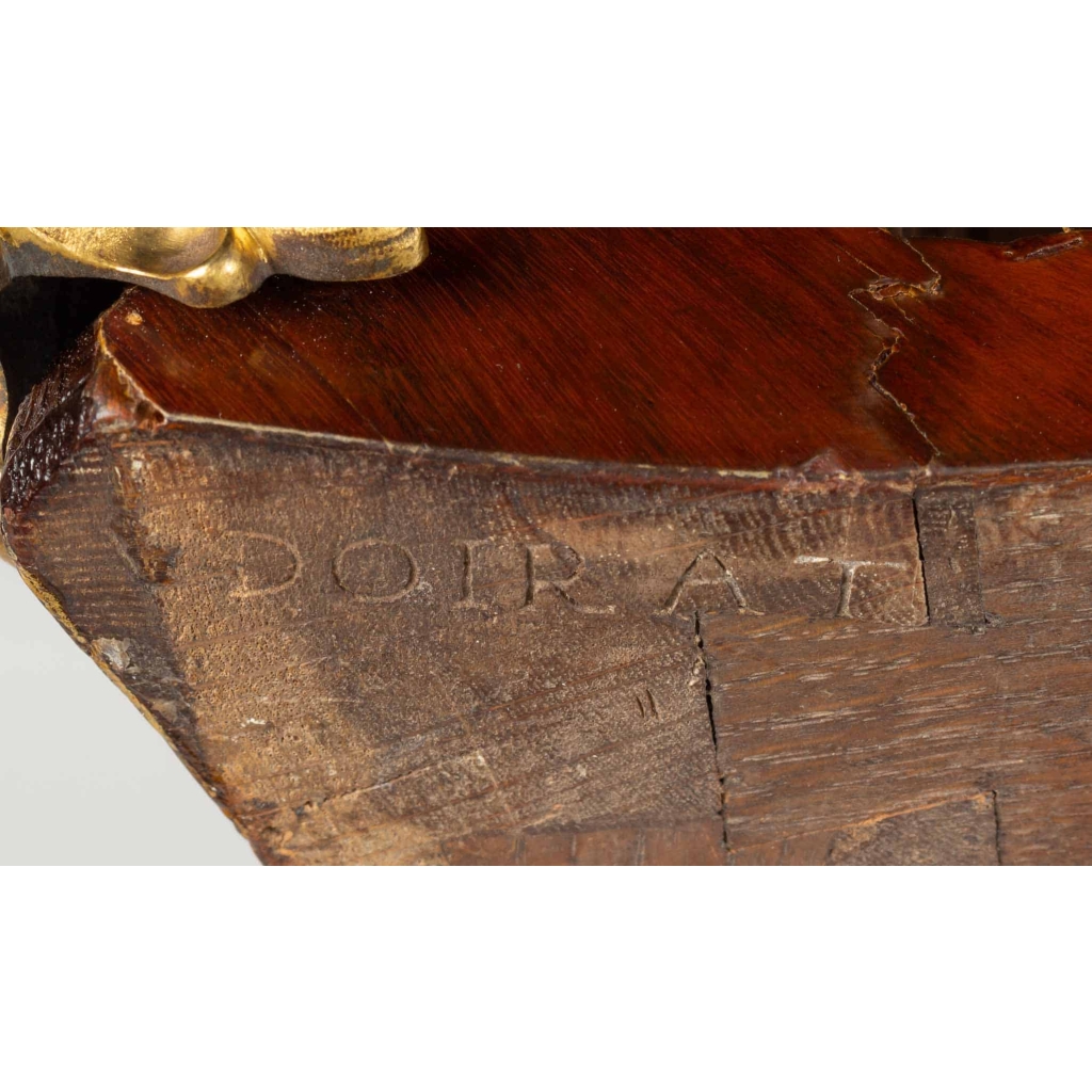 Commode 18e siècle en marqueterie estampillée DOIRAT | Biron Commode 18e siècle en marqueterie estampillée DOIRAT