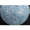 Vase « Druides » verre opalescent double couche patiné bleu de René LALIQUE