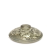 Encrier "Mûres" verre blanc patiné gris de René LALIQUE