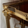 1970' Paire De Bars Roulants en Bronze et Laiton Doré Maison Baguès (Réservé)