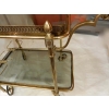 1970' Paire De Bars Roulants en Bronze et Laiton Doré Maison Baguès (Réservé)