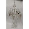 1950′ Chandelier Baccarat Avec 4 Branches Socle Perlé Modéle Bambou Ou Tors Non Signé | Biron |||||||