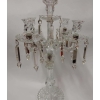 1950′ Chandelier Baccarat Avec 4 Branches Socle Perlé Modéle Bambou Ou Tors Non Signé | Biron 1950' Chandelier Baccarat Avec 4 Branches Socle Perlé Modéle Bambou Ou Tors Non Signé