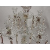 1950′ Chandelier Baccarat Avec 4 Branches Socle Perlé Modéle Bambou Ou Tors Non Signé | Biron 1950' Chandelier Baccarat Avec 4 Branches Socle Perlé Modéle Bambou Ou Tors Non Signé