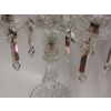 1950′ Chandelier Baccarat Avec 4 Branches Socle Perlé Modéle Bambou Ou Tors Non Signé | Biron 1950' Chandelier Baccarat Avec 4 Branches Socle Perlé Modéle Bambou Ou Tors Non Signé