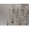 1950′ Chandelier Baccarat Avec 4 Branches Socle Perlé Modéle Bambou Ou Tors Non Signé | Biron 1950' Chandelier Baccarat Avec 4 Branches Socle Perlé Modéle Bambou Ou Tors Non Signé