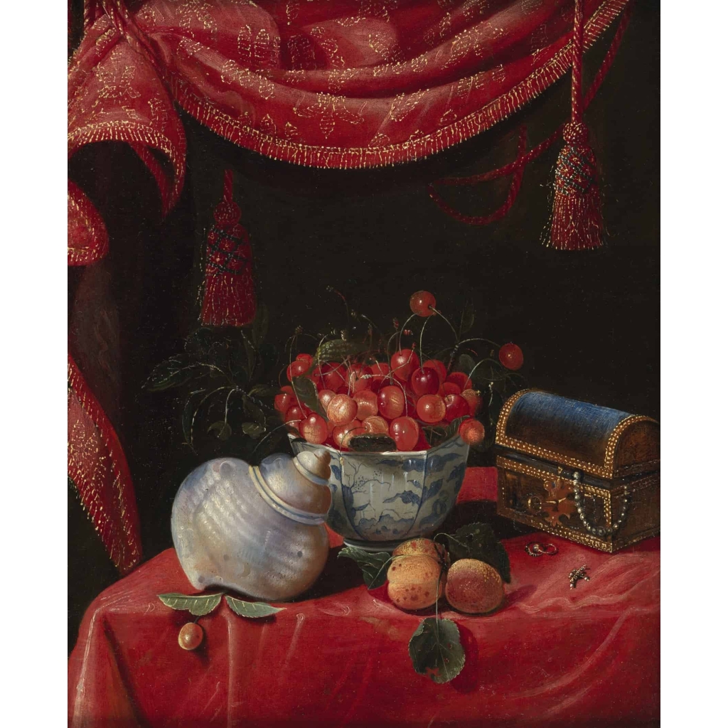Nature morte à la porcelaine de Chine – Attribuée à François Habert