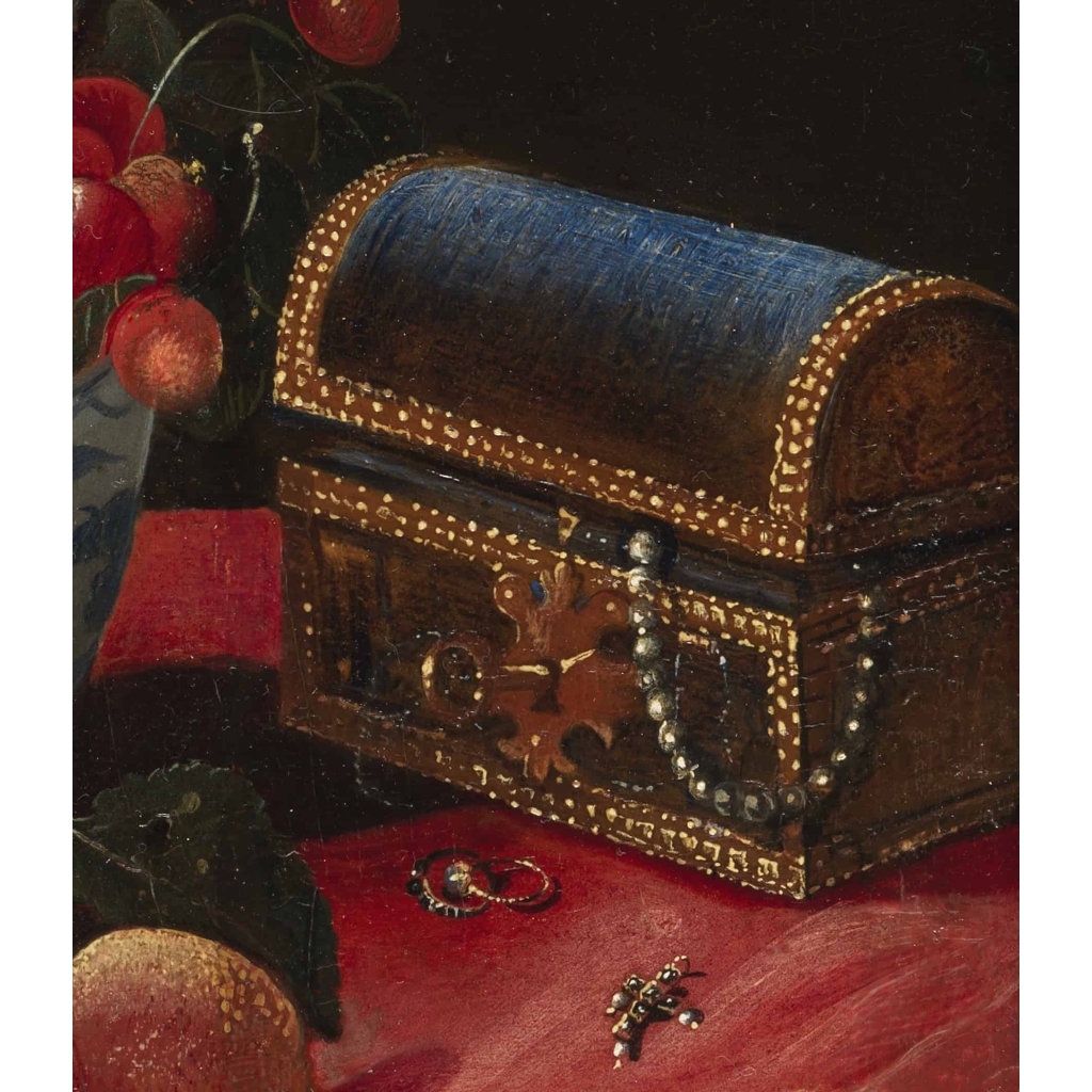 Nature morte à la porcelaine de Chine – Attribuée à François Habert