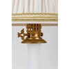 Paire de Lampes blanches et or du XIXeme