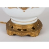 Paire de Lampes blanches et or du XIXeme