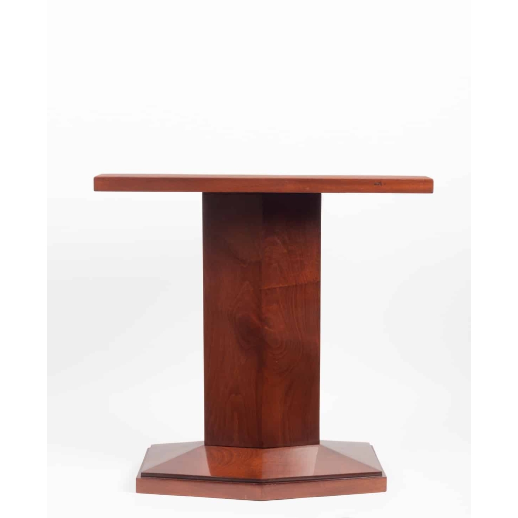 Table en acajou et dessus de galucha Art Déco | Biron Table en acajou et dessus de galucha Art Déco