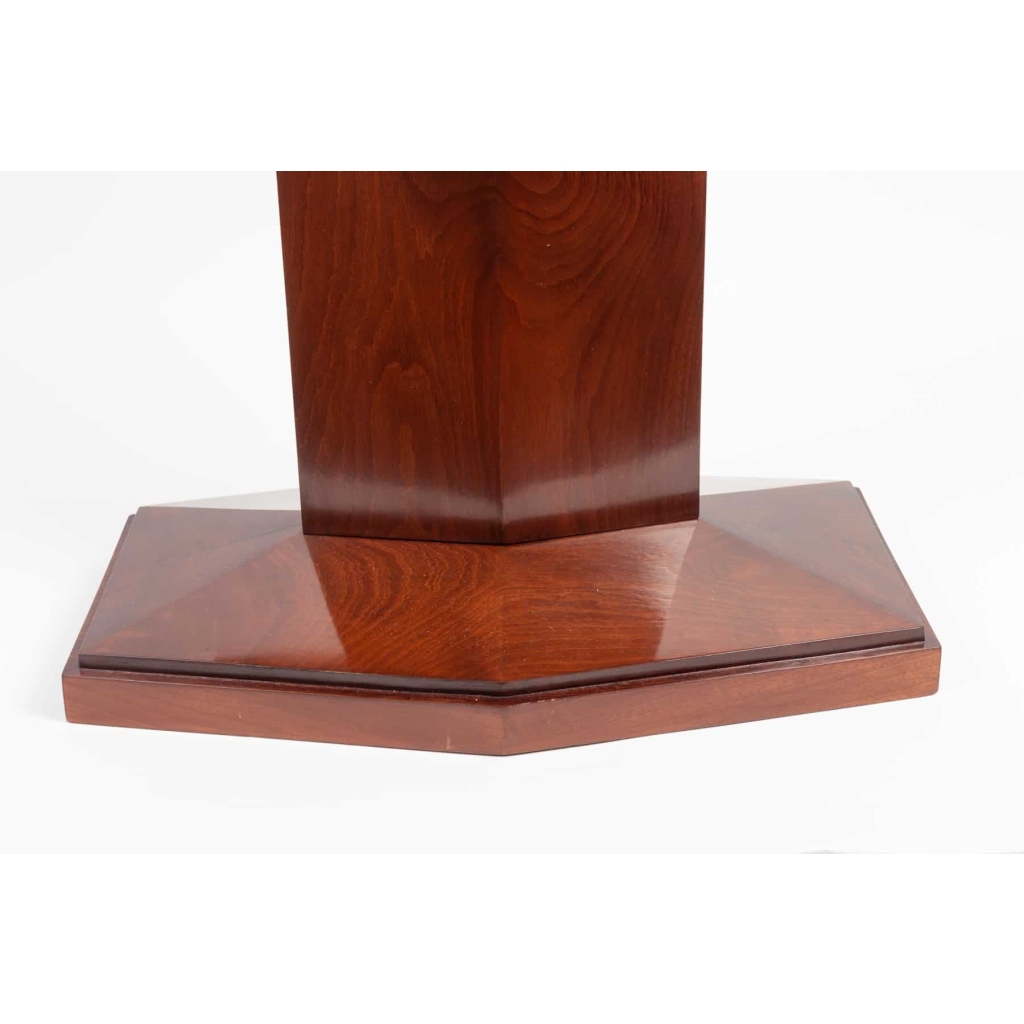 Table en acajou et dessus de galucha Art Déco | Biron Table en acajou et dessus de galucha Art Déco