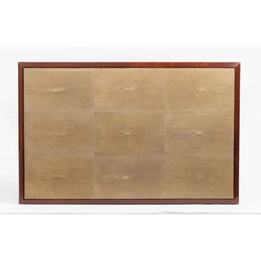 Table en acajou et dessus de galucha Art Déco | Biron Table en acajou et dessus de galucha Art Déco
