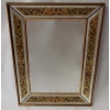 1970′ Miroir Décors Fixés Sous Verre 97 X 74 CM | Biron ||||||