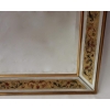 1970′ Miroir Décors Fixés Sous Verre 97 X 74 CM | Biron 1970' Miroir Décors Fixés Sous Verre 97 X 74 CM