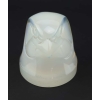Mascotte « Tête d’Epervier » verre opalescent de René LALIQUE | Biron Mascotte "Tête d'Epervier" verre opalescent de René LALIQUE