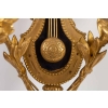 Grande paire d'appliques Louis XVI en bronze doré