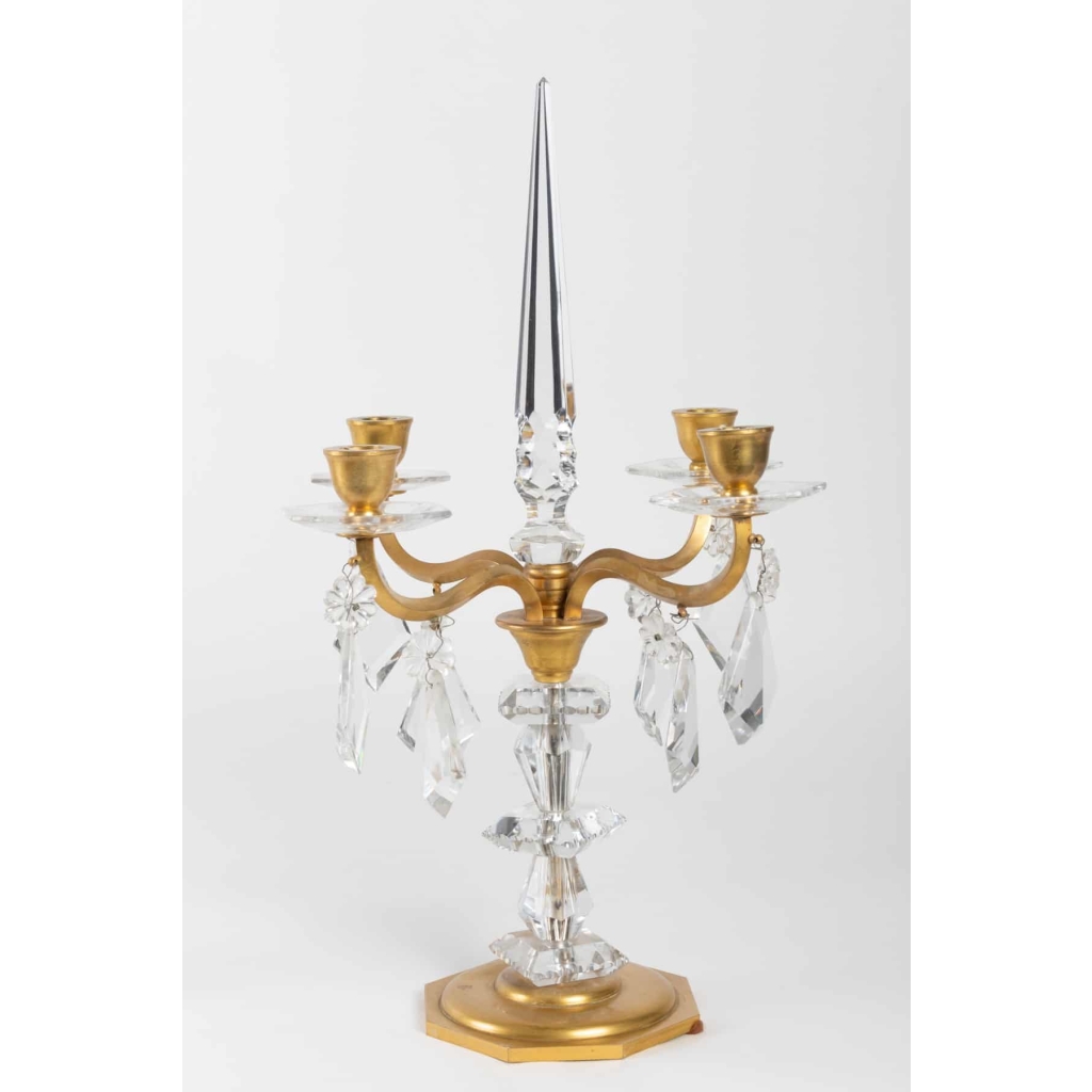 Paire de Girandoles signées BACCARAT | Biron Paire de Girandoles signées BACCARAT